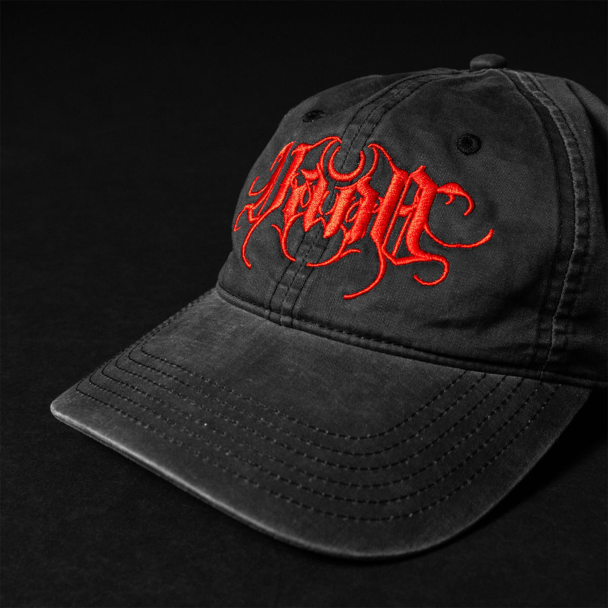 Logo Faded Black Cap-3